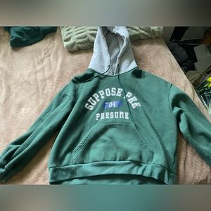 Drawstring thermal hoodie